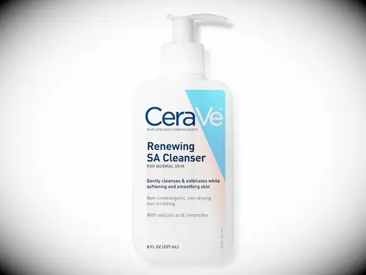 CeraVe salicylic acid cleanser for getting rid of acne