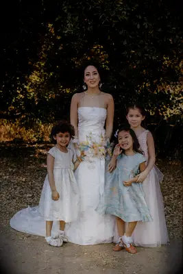 Various easy flower girl hairstyles