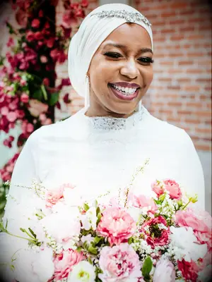 wedding makeup brick red lipstick