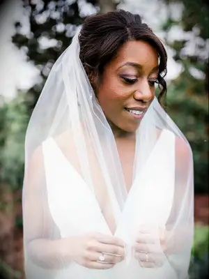 wedding makeup purple smokey eye