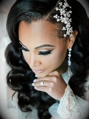 wedding makeup dramatic cat eye