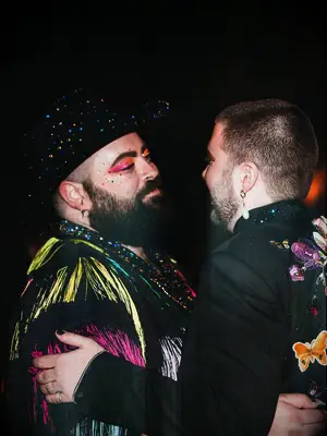 wedding makeup pink eyeshadow with glitter