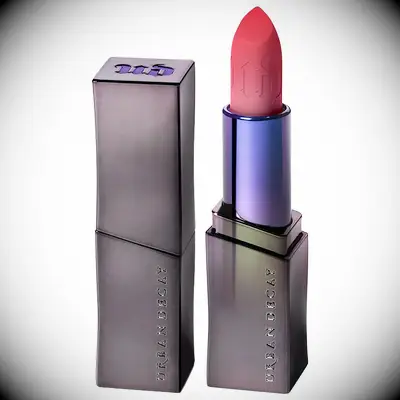 Urban Decay kiss-proof lipstick for wedding day. 