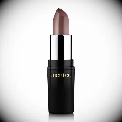 Mented nude lipstick for darker skin tones. 