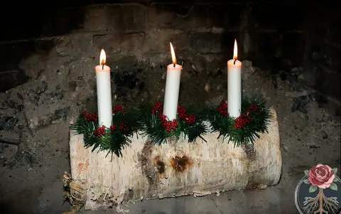 Yule Log, Winter Solstice, The Witch