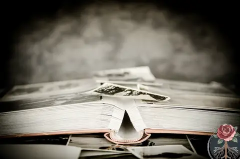 Family photo album, ancestors, samhain, Tartarusfarms