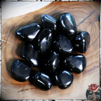 Tumbled Shungite Crystal for Protection, Tartarusfarms