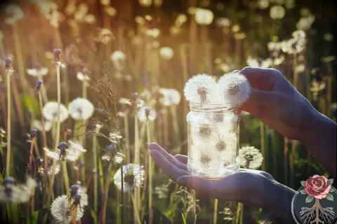 Celebrate Beltane with a Dandelion Wish Jar, Tartarusfarms