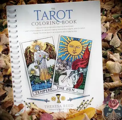 The Tarot Coloring Book by Theresa Reed, Building a Relationship with Tarot, Card of the Day, The Witch