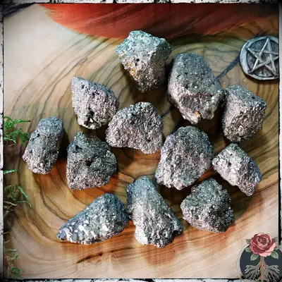 Pyrite Crystal for Motivation and Focus, Tartarusfarms