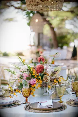 Summer like floral centre piece