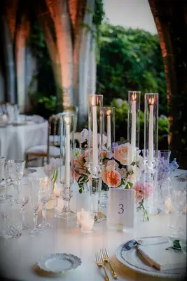 Tall candle centre piece design