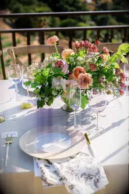 colorful centre piece design