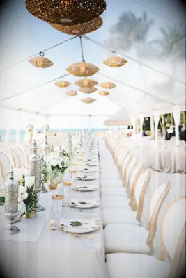 Clear wedding tent