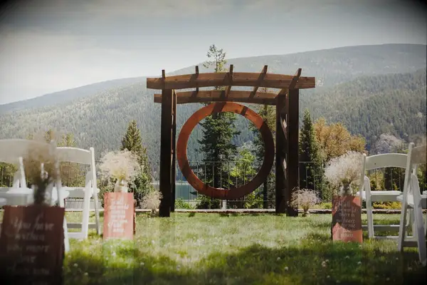 Custom made ceremony arch