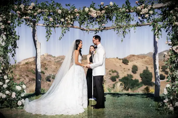 Oversized wood arbor