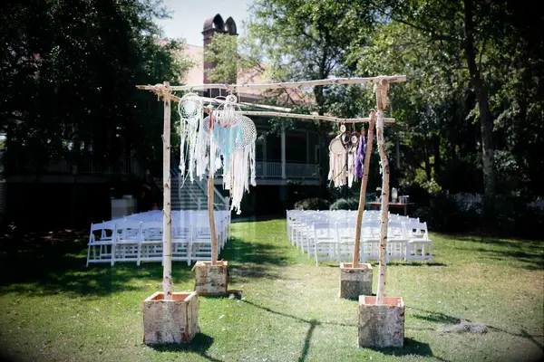Dreamcatcher wedding arbor