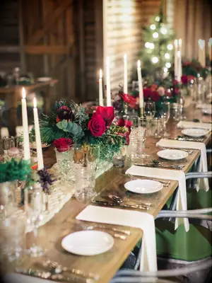 Christmas-Themed Tablescape