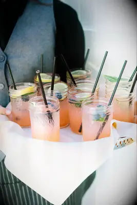 Fresh watermelon mojito signature wedding drink ideas