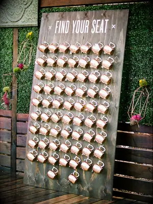 moscow mule mugs wall for signature wedding drink idea