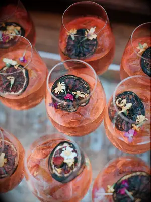 Aperol spritz signature wedding drink idea