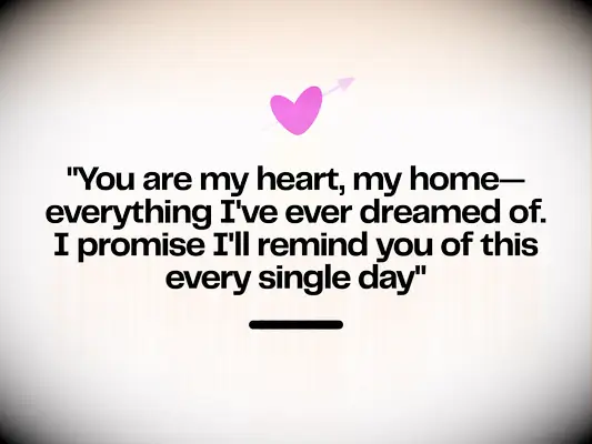 Example of an emotional wedding vow.