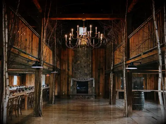 Barn wedding venue in Greenfield, New Hampshire.