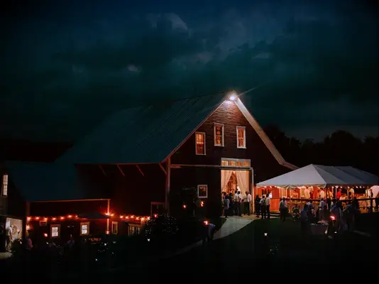 Barn wedding venue in Lisbon, New Hampshire.