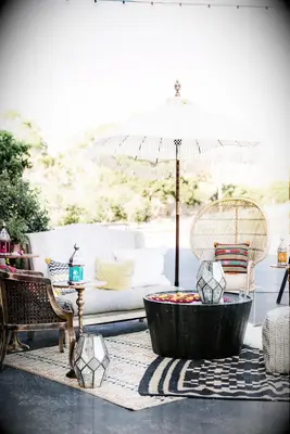 Moroccan lanterns wedding lighting idea