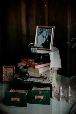 Vintage rolodex display