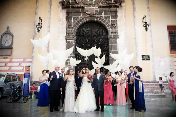 Dove balloon wedding send-off