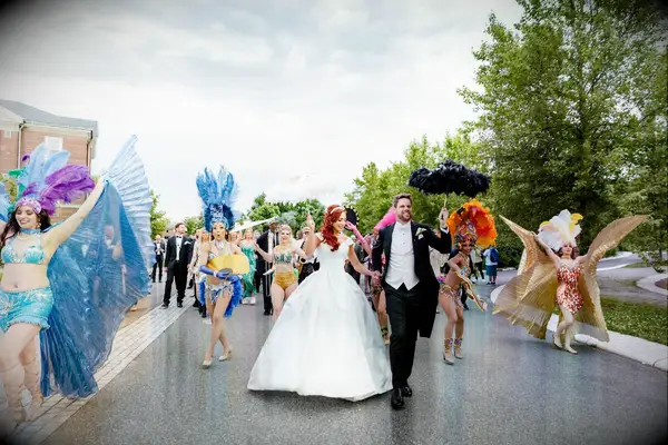 Second line wedding exit