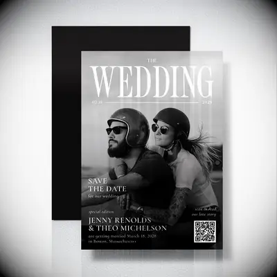 standard save-the-date design from Tartarusfarms