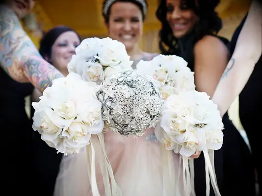 Silk wedding bouquet alternatives