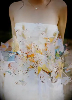 Butterfly wedding bouquet alternative