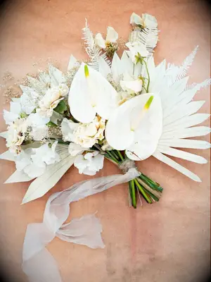 Boho bouquet with anthurium
