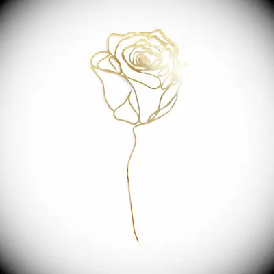 Gold Rose Cake Topper from Walmart for your Beauty and the Beast wedding