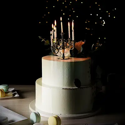 Candelabra Wedding Cake Topper for your Disney-themed wedding