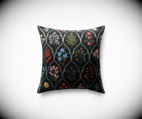 Embroidered Throw Pillow from Rifle Paper Co.