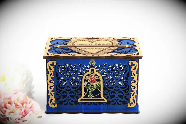 Enchanted Rose Card Box for your Beauty and the Beast wedding reception