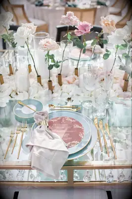 Individual rose centerpieces for your Beauty and the Beast wedding