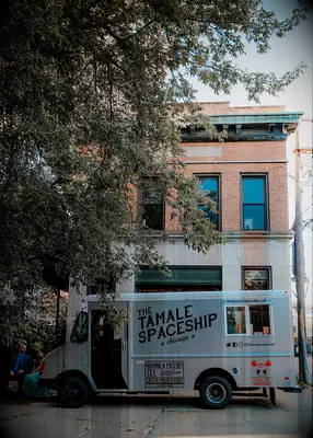 Food truck at wedding
