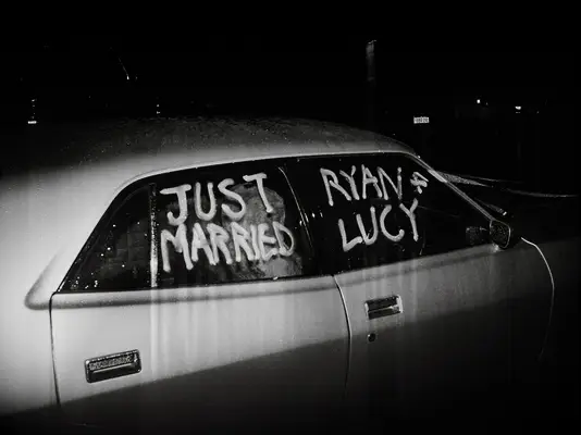 Marker wedding car decoration