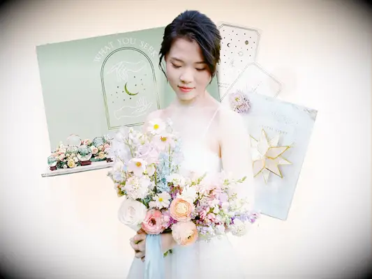 Celestial wedding day inspo