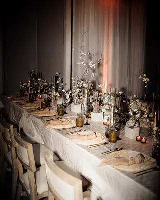 Japandi wedding decor