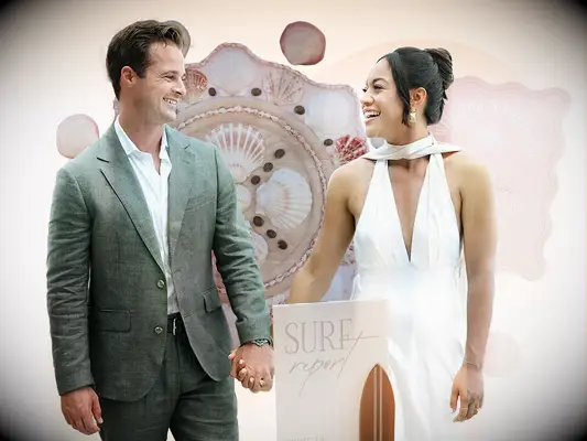 Beach wedding day inspo