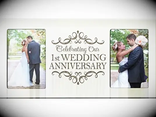 walmart first anniversary wedding invitation frame
