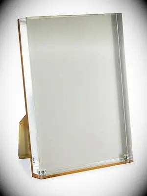 one kings lane gold wedding invitation frame