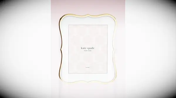 Gold Kate Spade frame