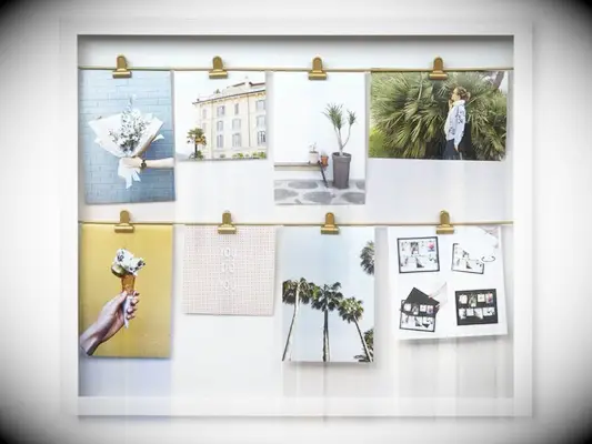 the knot white clipline wedding invitation frame